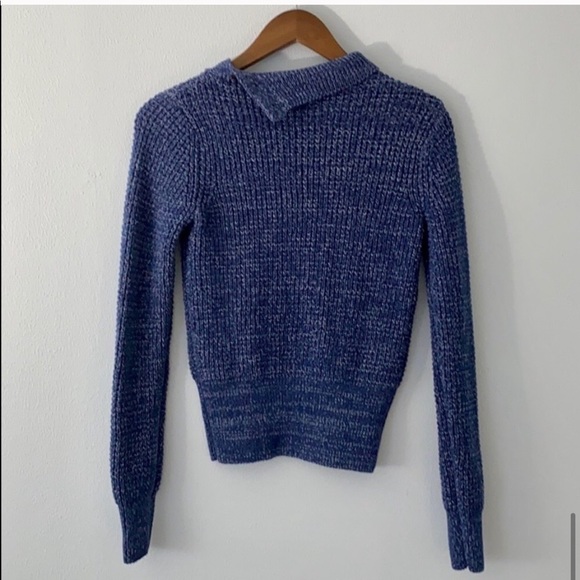 Gap Blue Chunky Turtleneck Knit Sweater - Picture 5 of 5